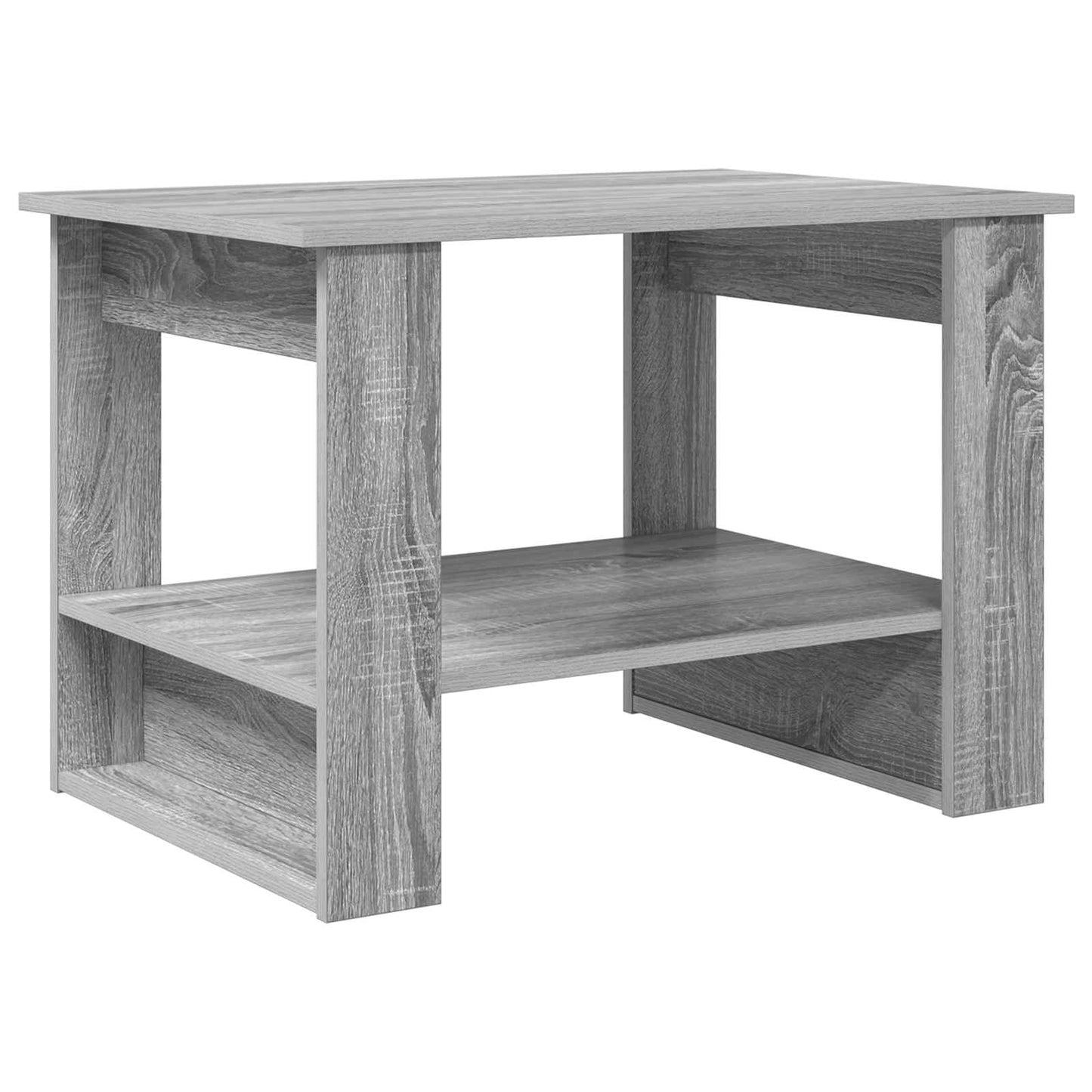 Sofabord Grå Sonoma 72 x 50 x 50 cm Konstrueret træ