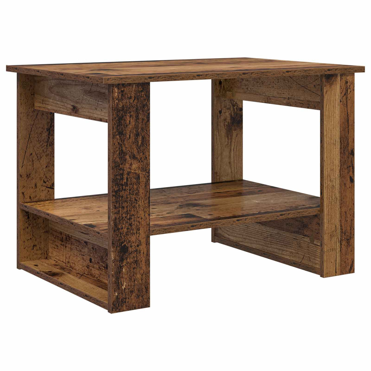 Sofabord Gammelt træ 72 x 50 x 50 cm Konstrueret træ