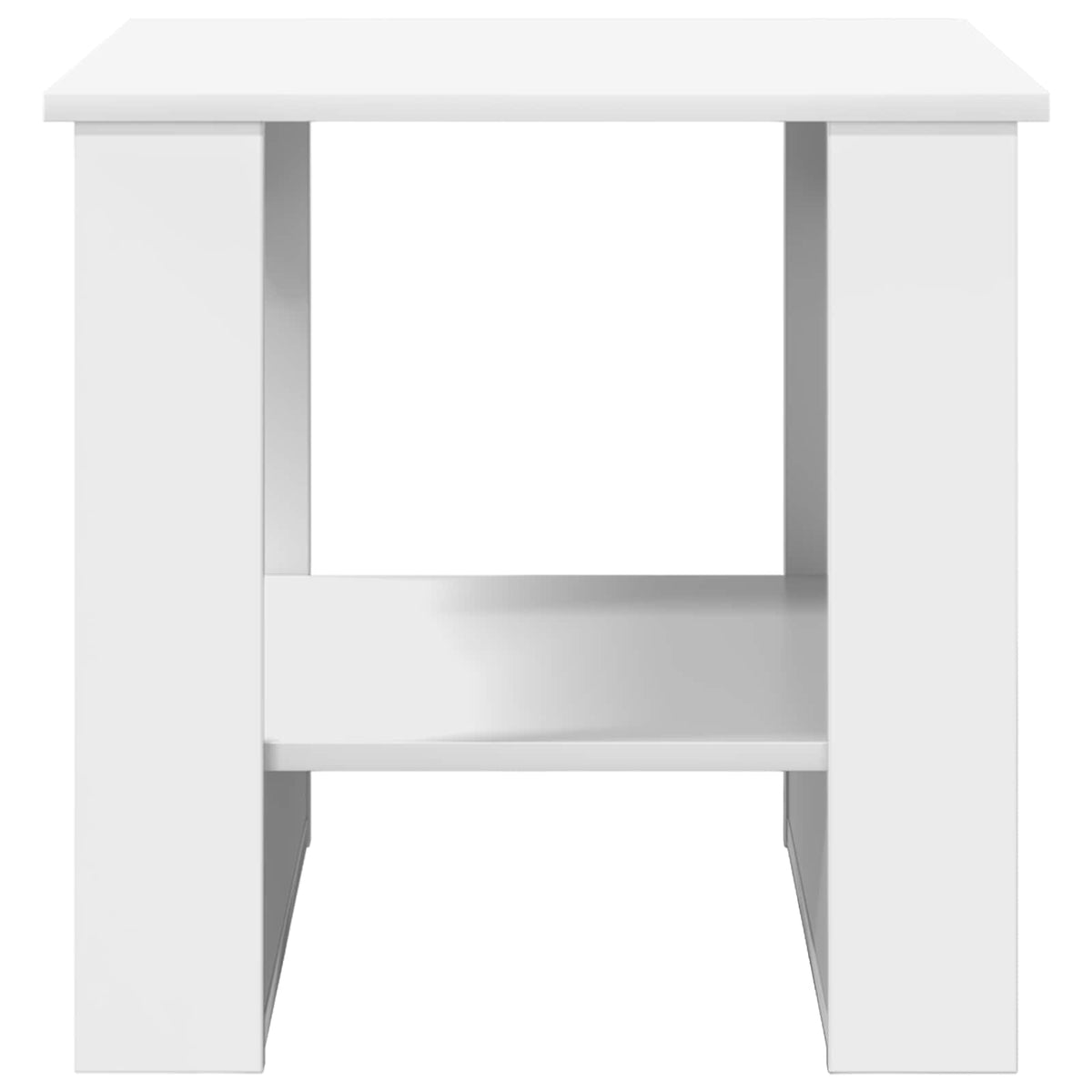Sofabord Hvid 51 x 50 x 50 cm Konstrueret træ
