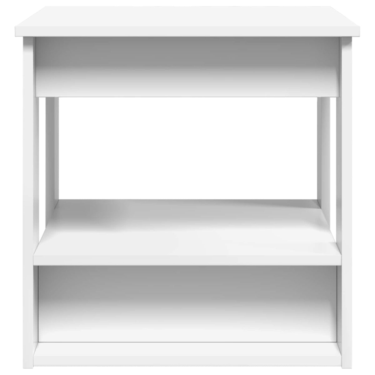 Sofabord Hvid 51 x 50 x 50 cm Konstrueret træ