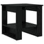 Sofabord Sort eg 51 x 50 x 50 cm Konstrueret træ