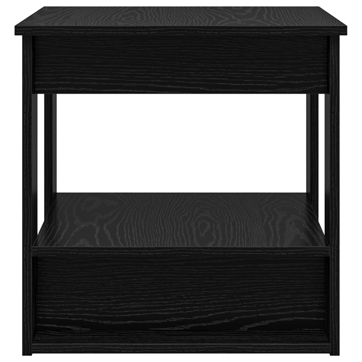 Sofabord Sort eg 51 x 50 x 50 cm Konstrueret træ
