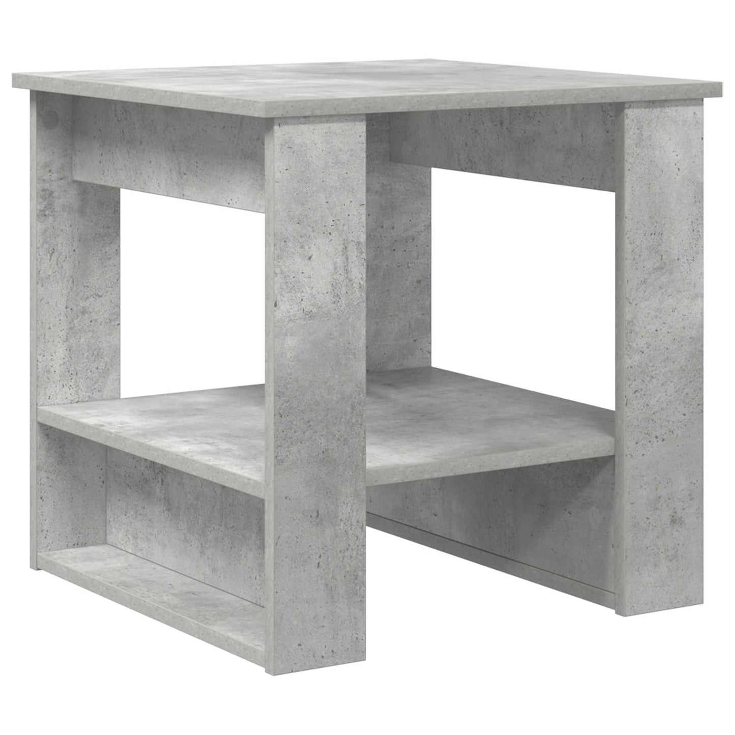 Sofabord Beton Grå 51 x 50 x 50 cm Konstrueret træ