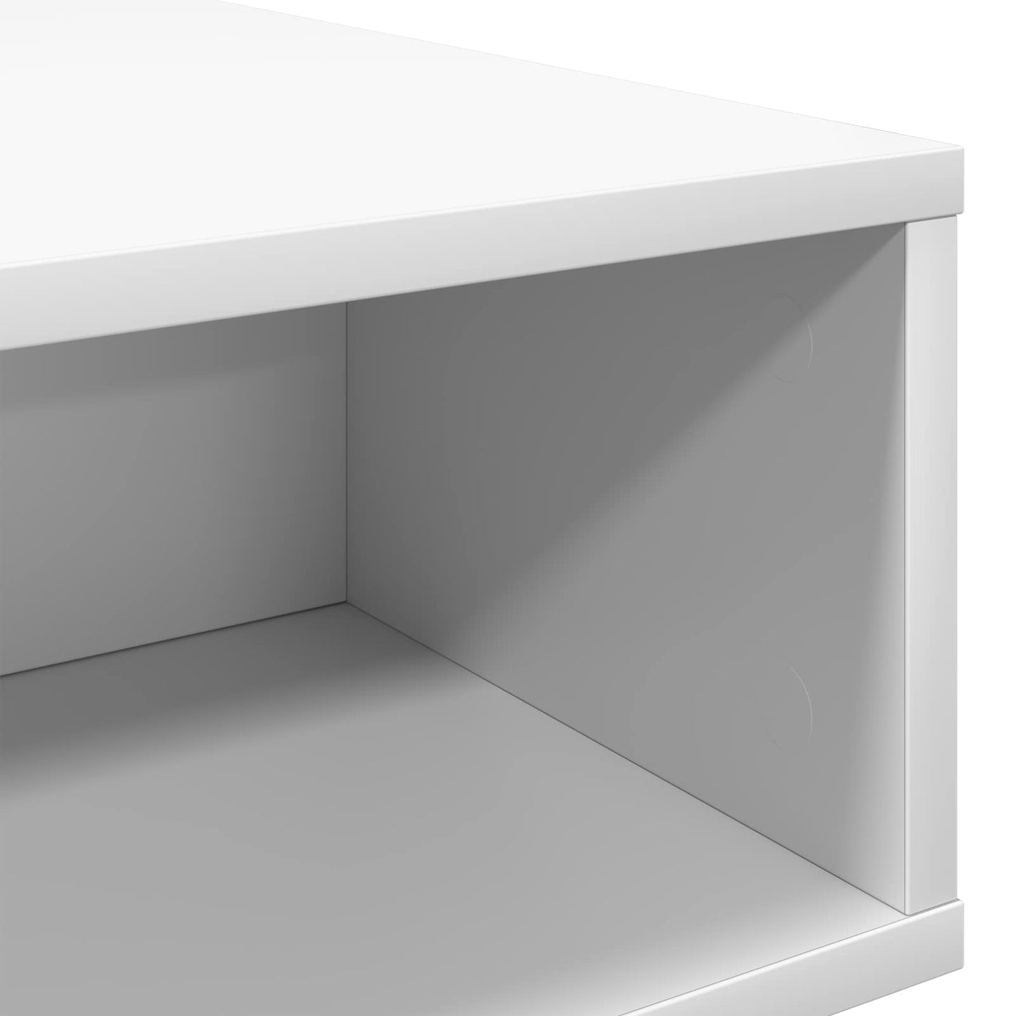 Sofabord Hvid 105 x 50 x 32,5 cm Konstrueret træ