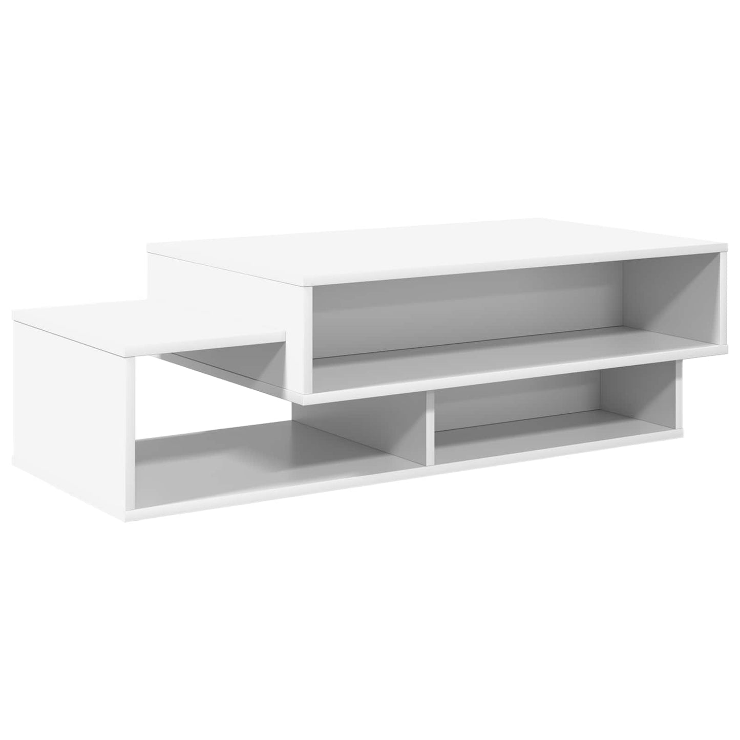 Sofabord Hvid 105 x 50 x 32,5 cm Konstrueret træ