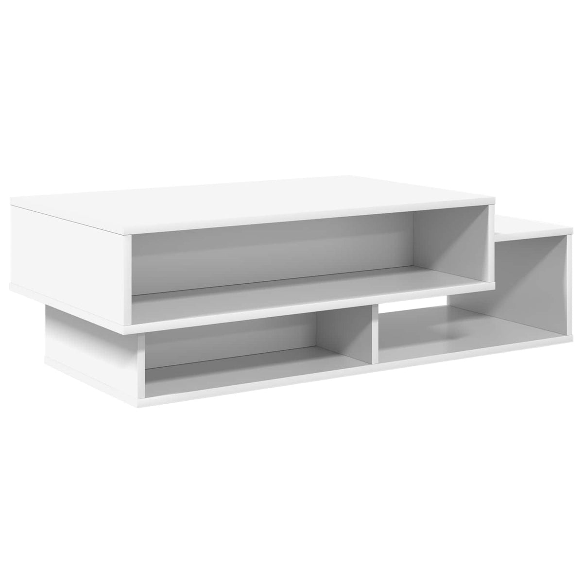 Sofabord Hvid 105 x 50 x 32,5 cm Konstrueret træ