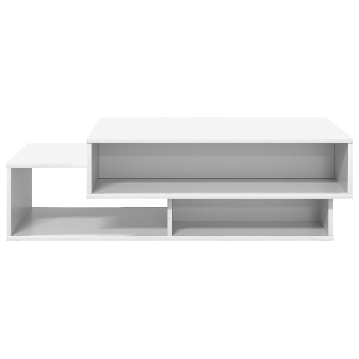 Sofabord Hvid 105 x 50 x 32,5 cm Konstrueret træ