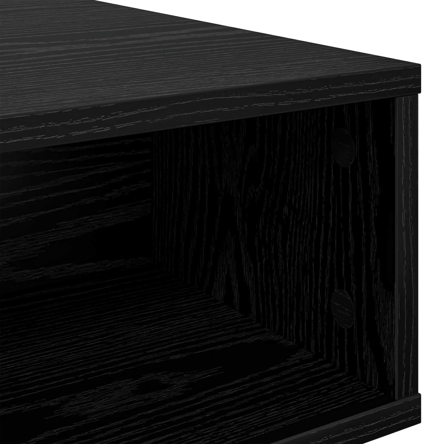Sofabord Sort eg 105 x 50 x 32,5 cm Konstrueret træ