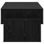 Sofabord Sort eg 105 x 50 x 32,5 cm Konstrueret træ