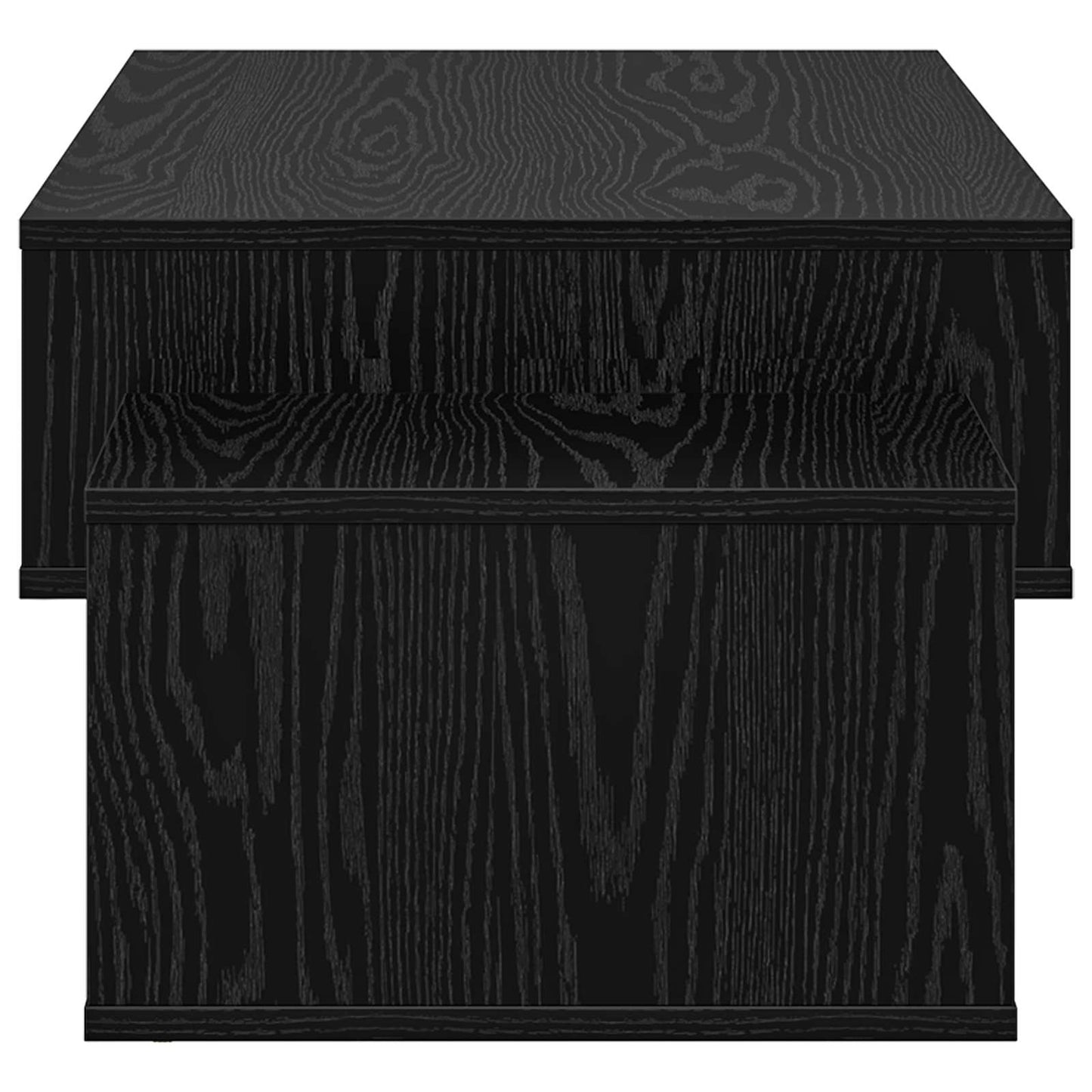 Sofabord Sort eg 105 x 50 x 32,5 cm Konstrueret træ