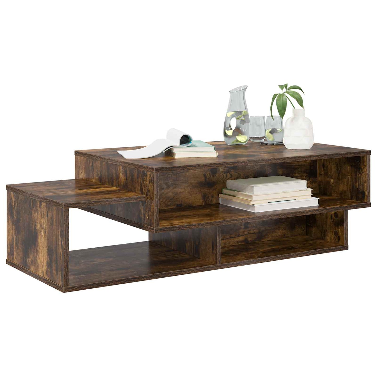 Sofabord Røget eg 105 x 50 x 32,5 cm Konstrueret træ