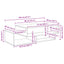 Sofabord Røget eg 105 x 50 x 32,5 cm Konstrueret træ
