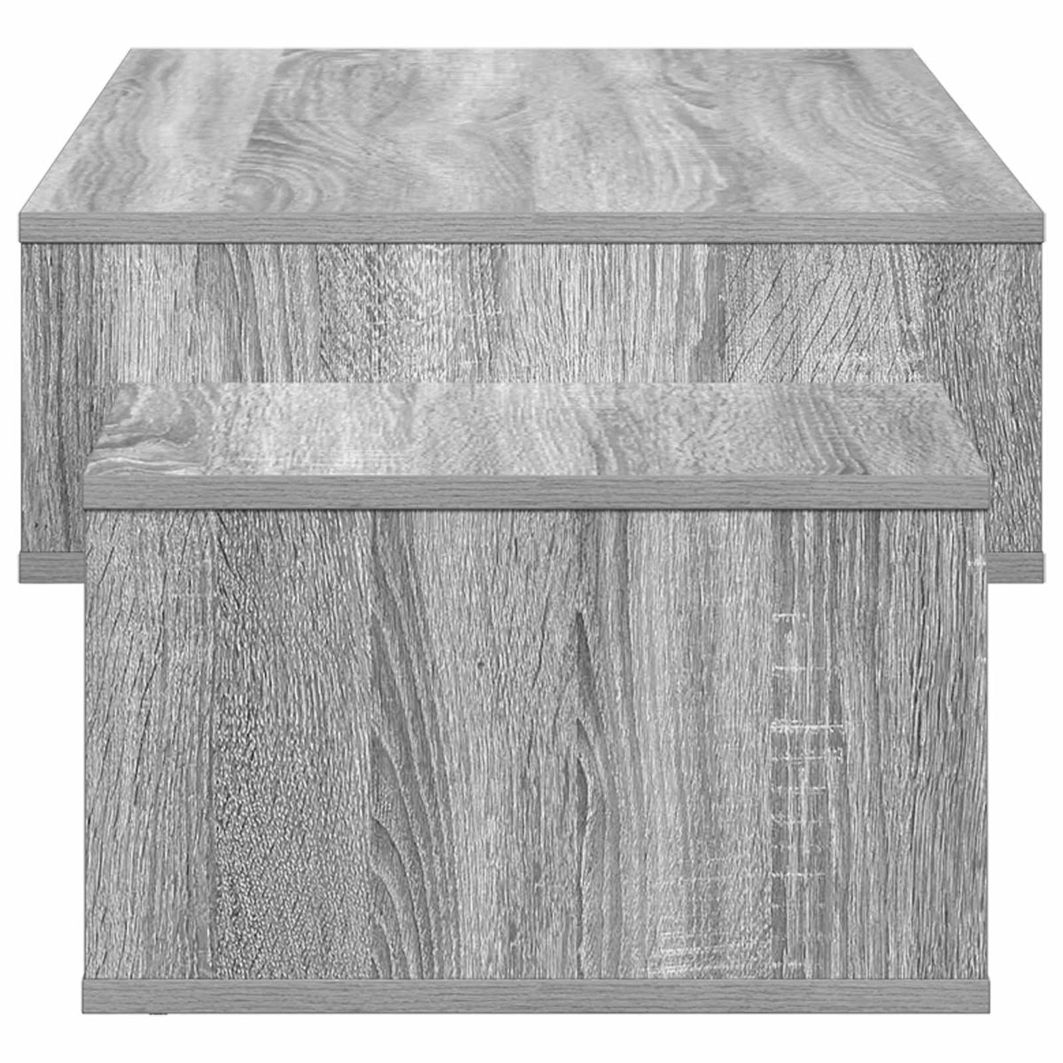 Sofabord Grå Sonoma 105 x 50 x 32,5 cm Konstrueret træ
