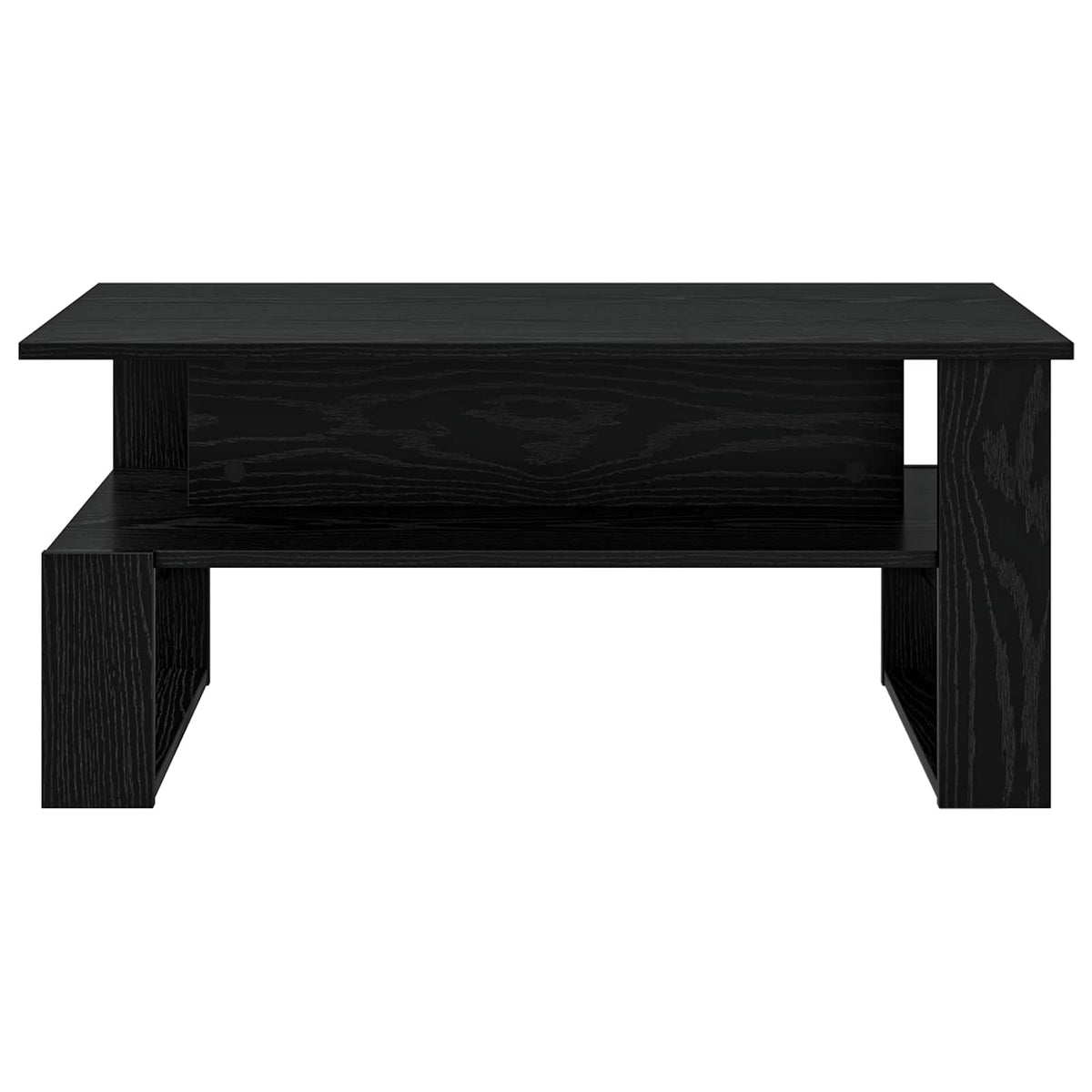 Sofabord Sort eg 90 x 50 x 40 cm Konstrueret træ