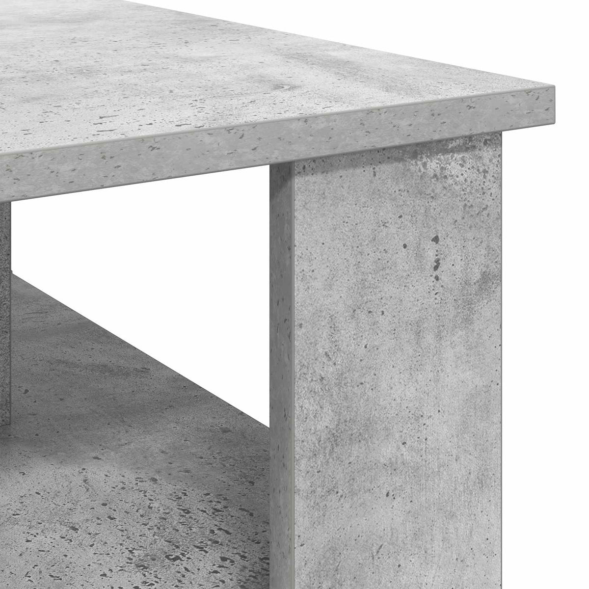 Sofabord Beton Grå 90 x 50 x 40 cm Konstrueret træ