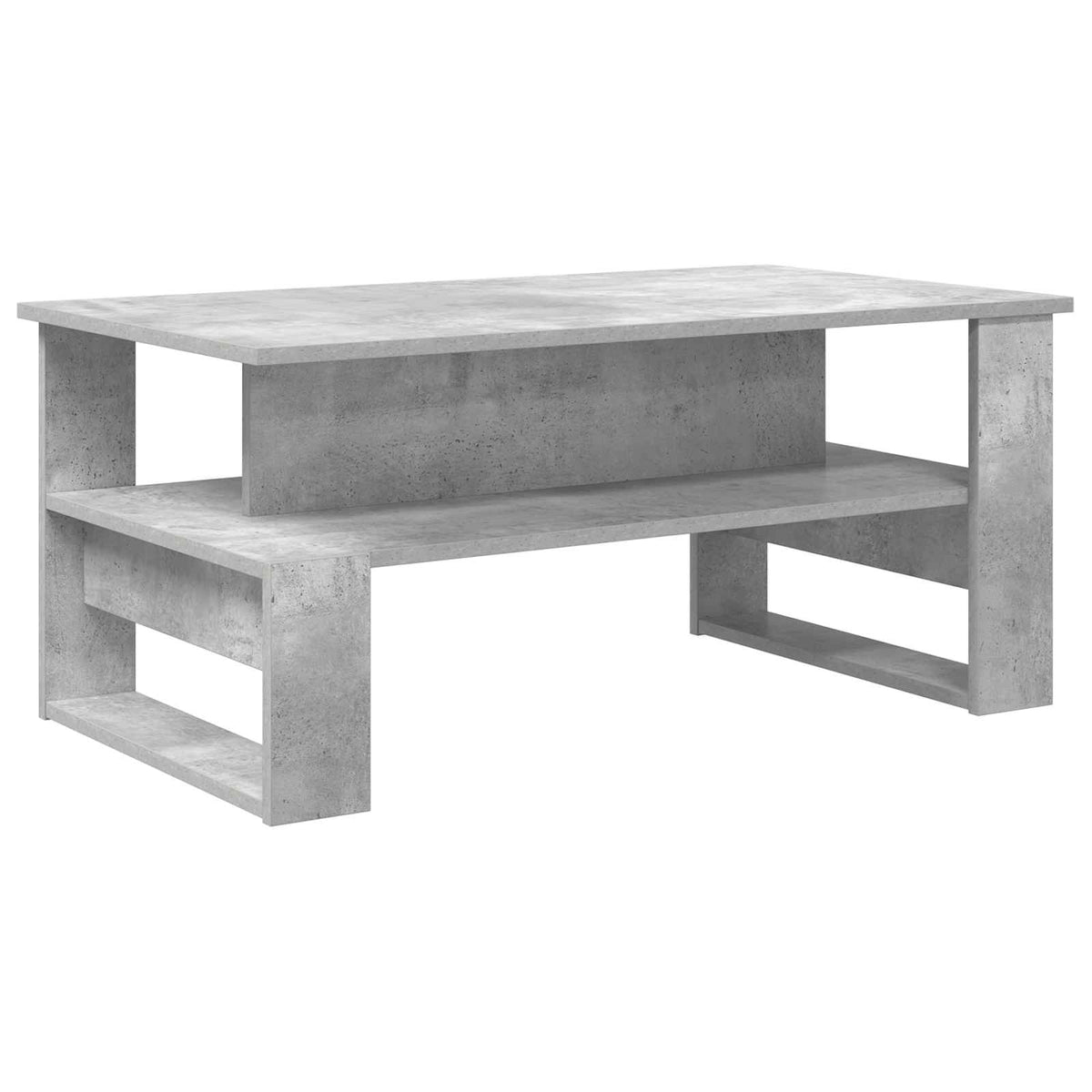 Sofabord Beton Grå 90 x 50 x 40 cm Konstrueret træ
