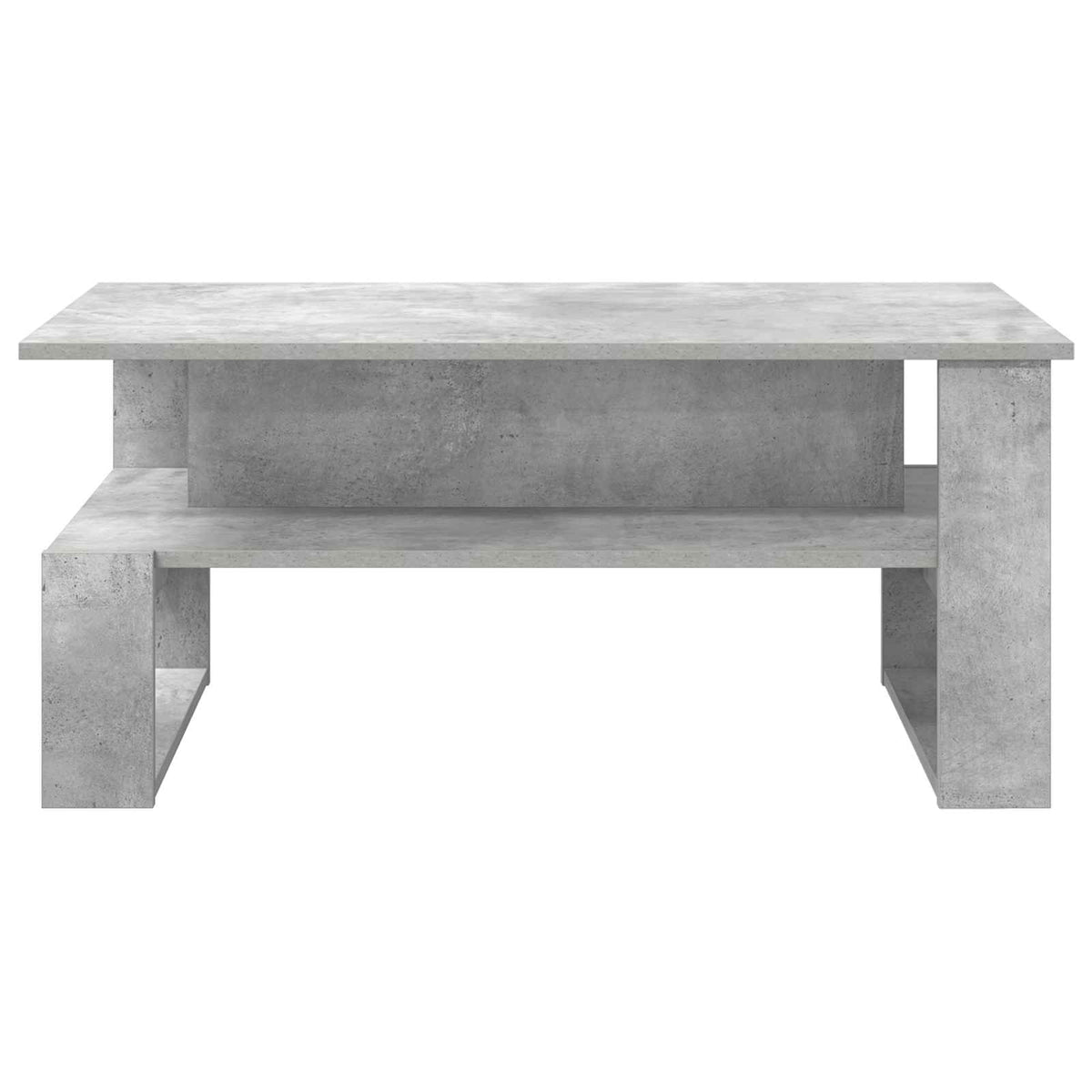 Sofabord Beton Grå 90 x 50 x 40 cm Konstrueret træ