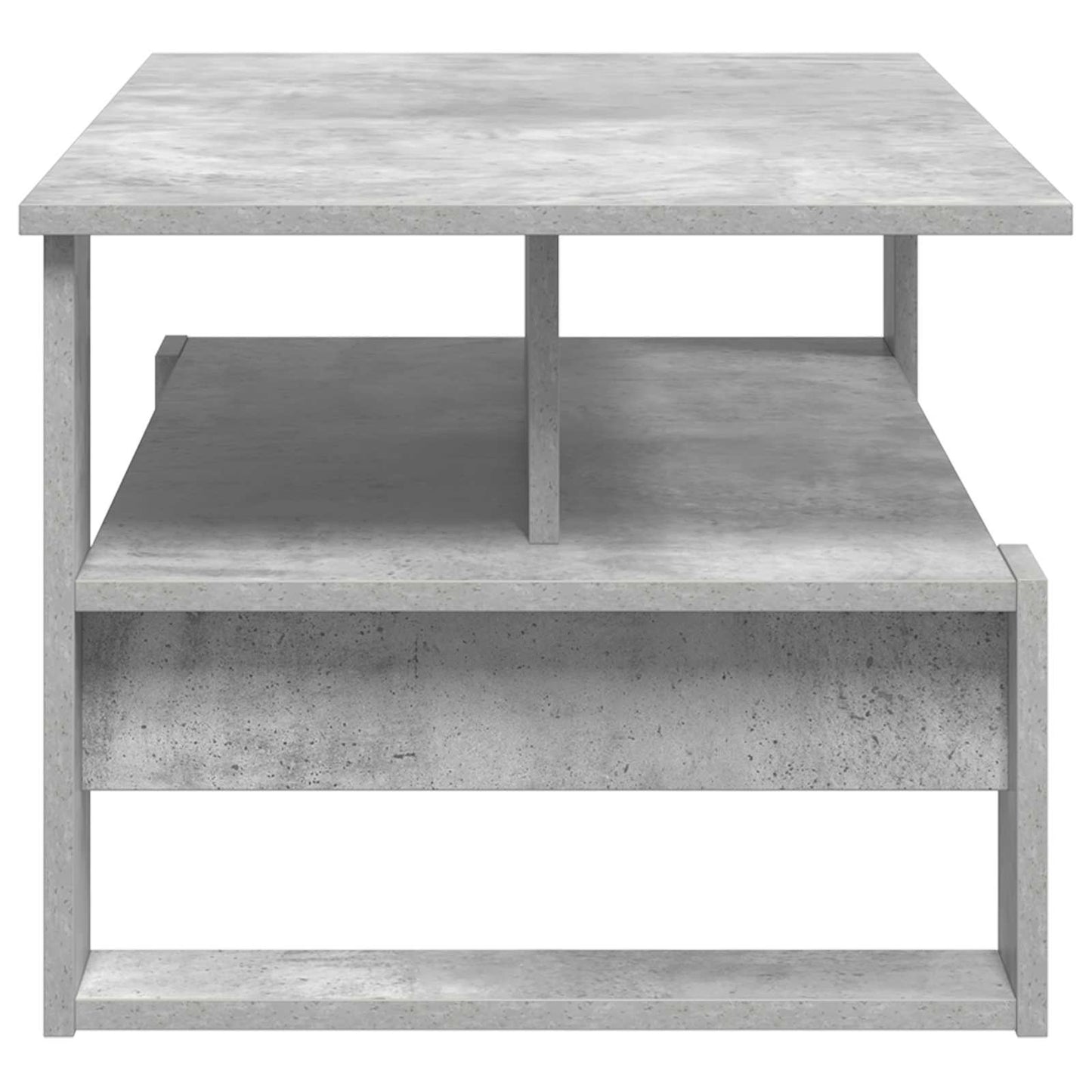 Sofabord Beton Grå 90 x 50 x 40 cm Konstrueret træ