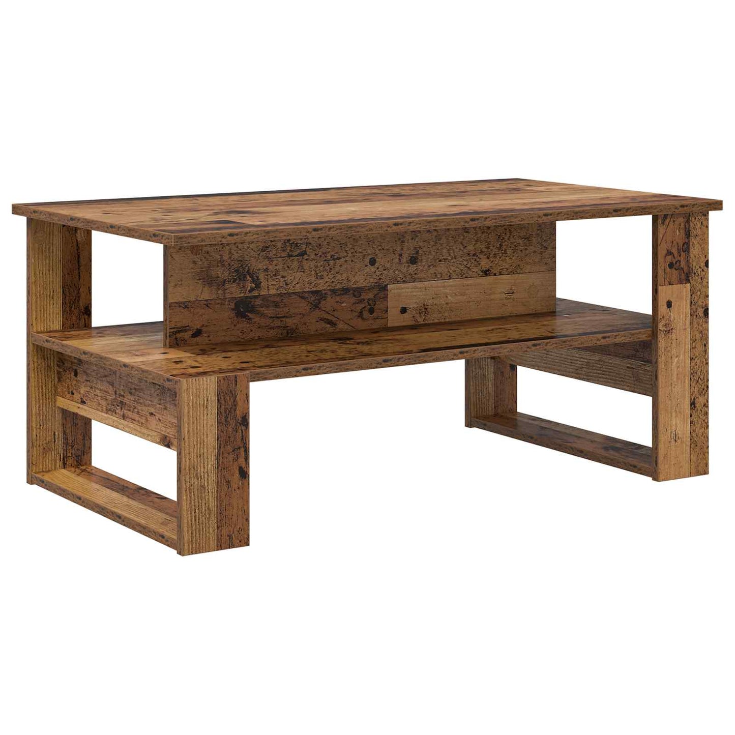 Sofabord Gammelt træ 90 x 50 x 40 cm Konstrueret træ