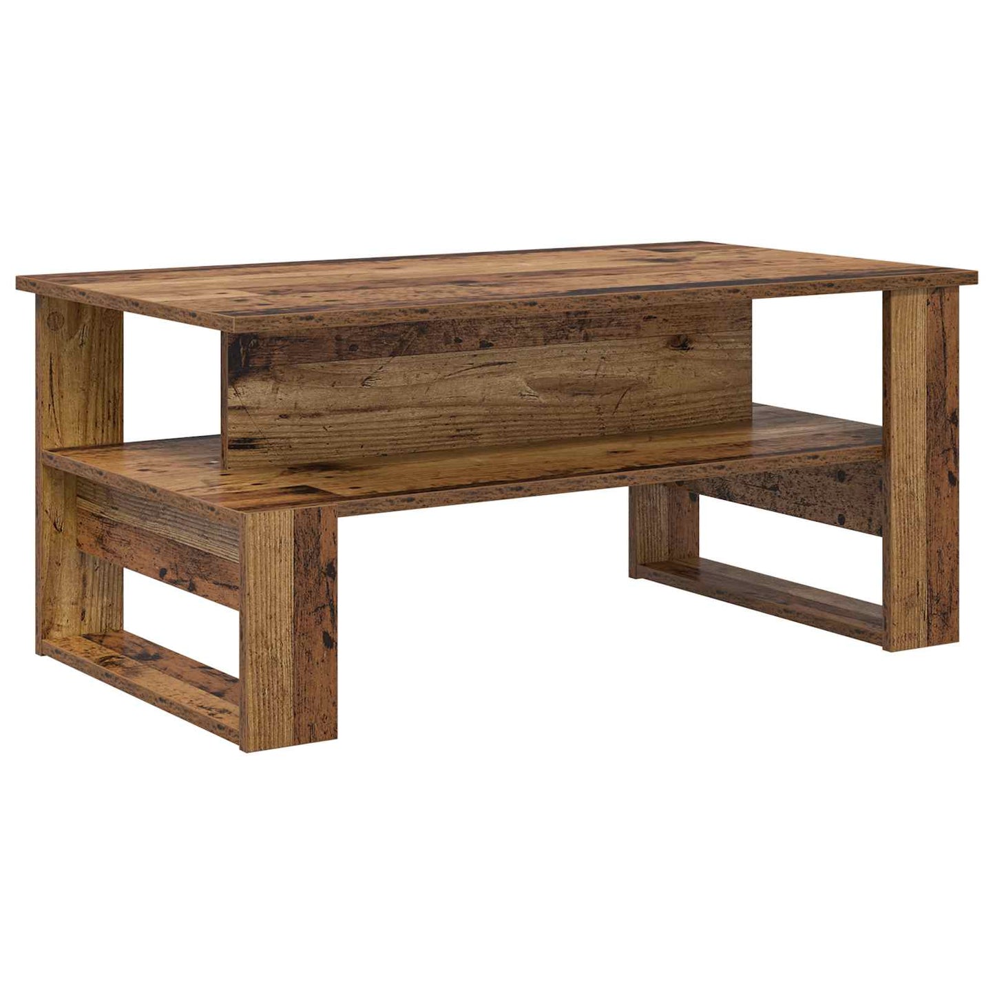 Sofabord Gammelt træ 90 x 50 x 40 cm Konstrueret træ