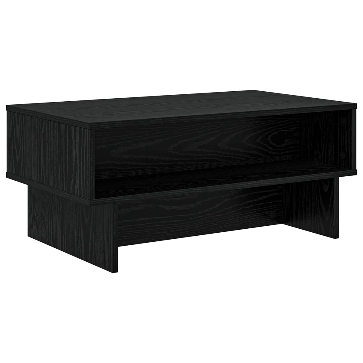 Sofabord Sort eg 80 x 46 x 35 cm Konstrueret træ