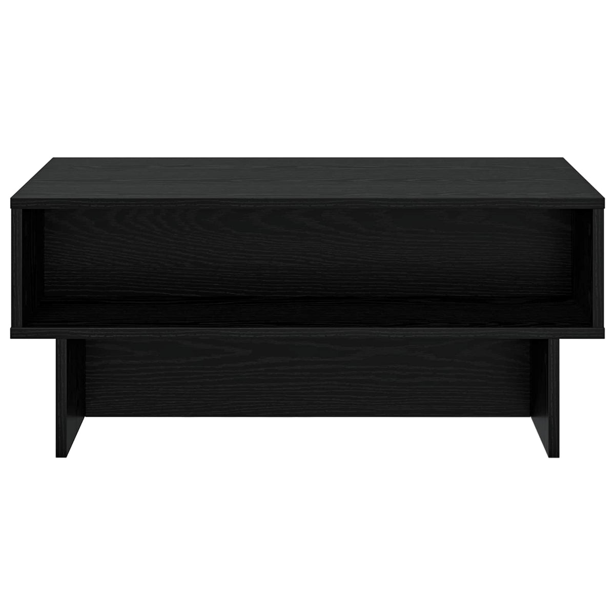 Sofabord Sort eg 80 x 46 x 35 cm Konstrueret træ