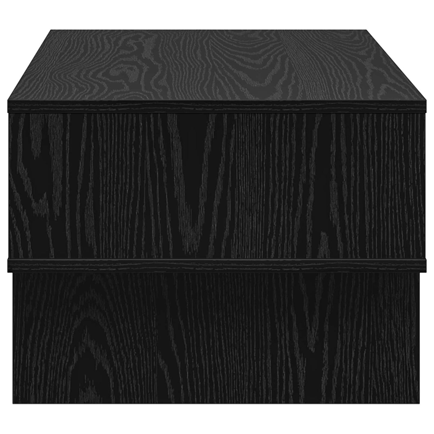 Sofabord Sort eg 80 x 46 x 35 cm Konstrueret træ