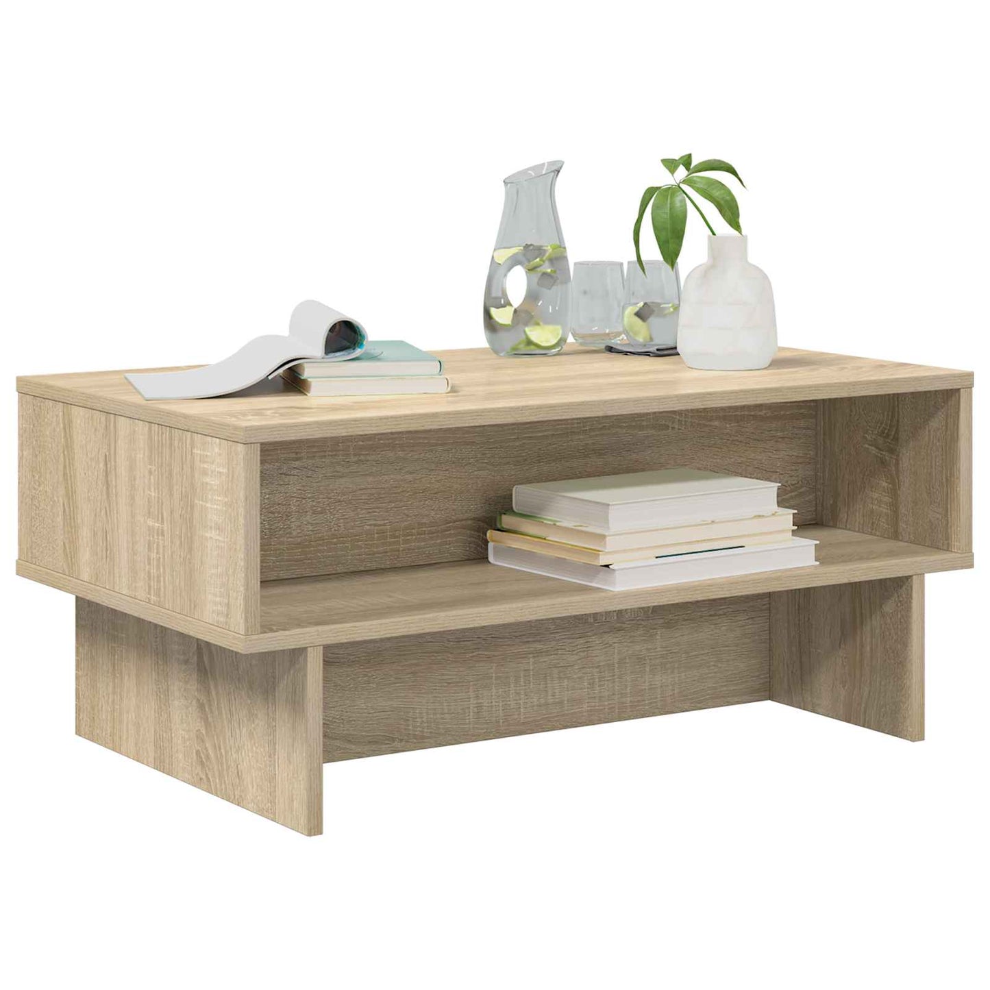 Sofabord Sonoma eg 80 x 46 x 35 cm Konstrueret træ