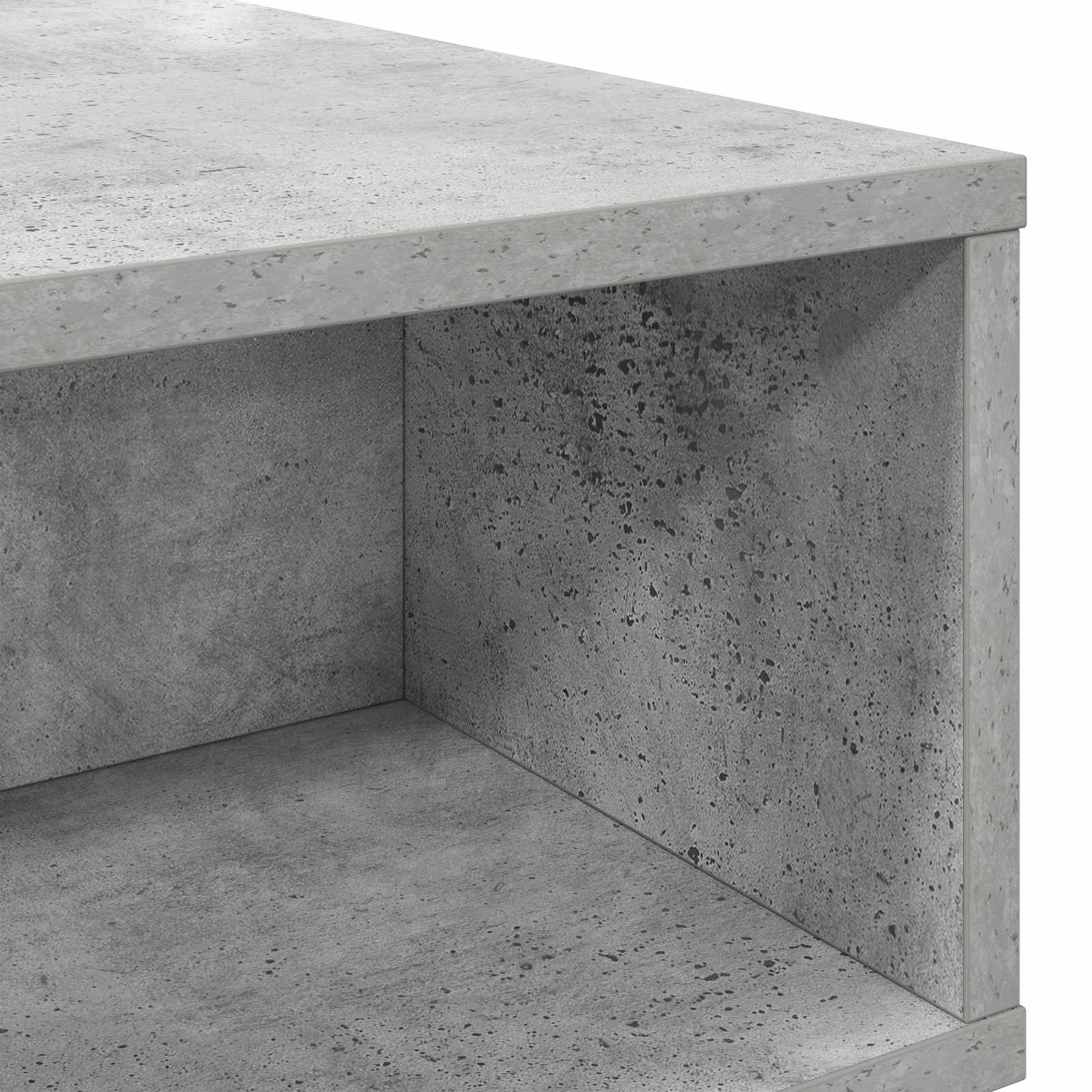 Sofabord Beton Grå 80 x 46 x 35 cm Konstrueret træ