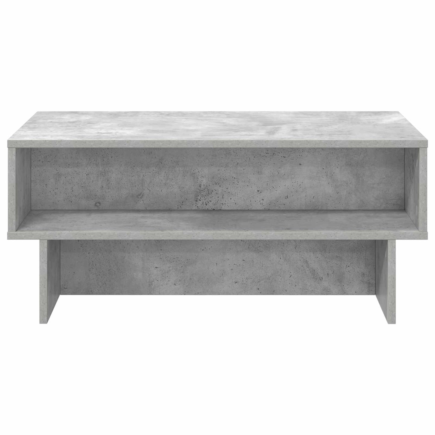 Sofabord Beton Grå 80 x 46 x 35 cm Konstrueret træ