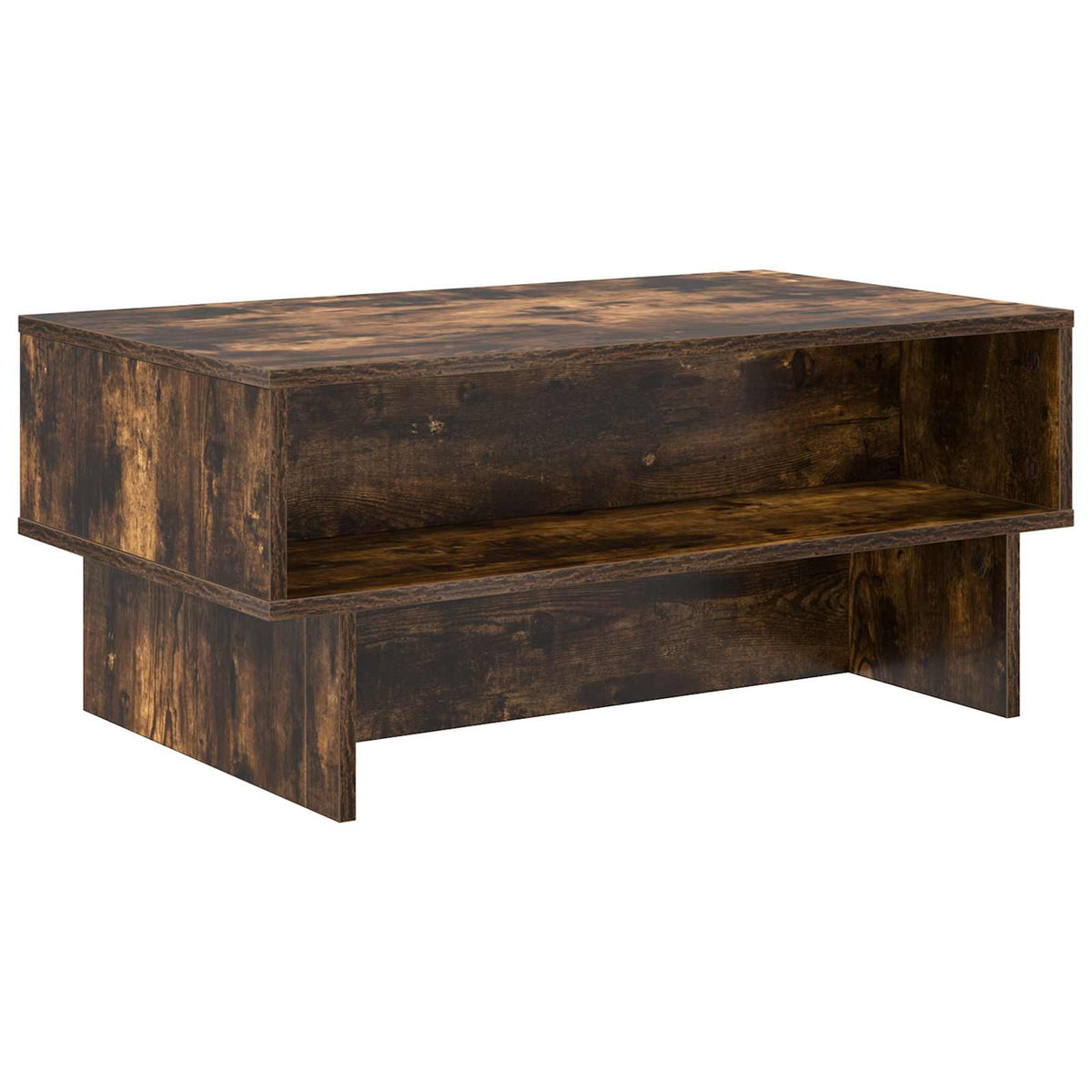 Sofabord Røget eg 80 x 46 x 35 cm Konstrueret træ