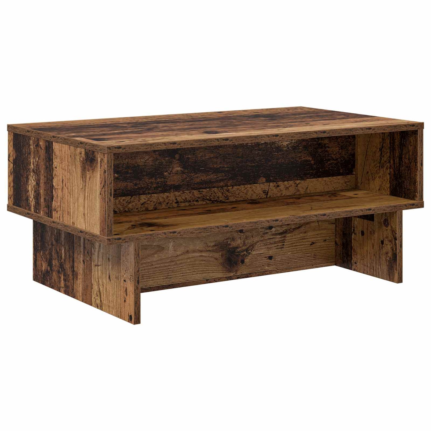 Sofabord Gammelt træ 80 x 46 x 35 cm Konstrueret træ