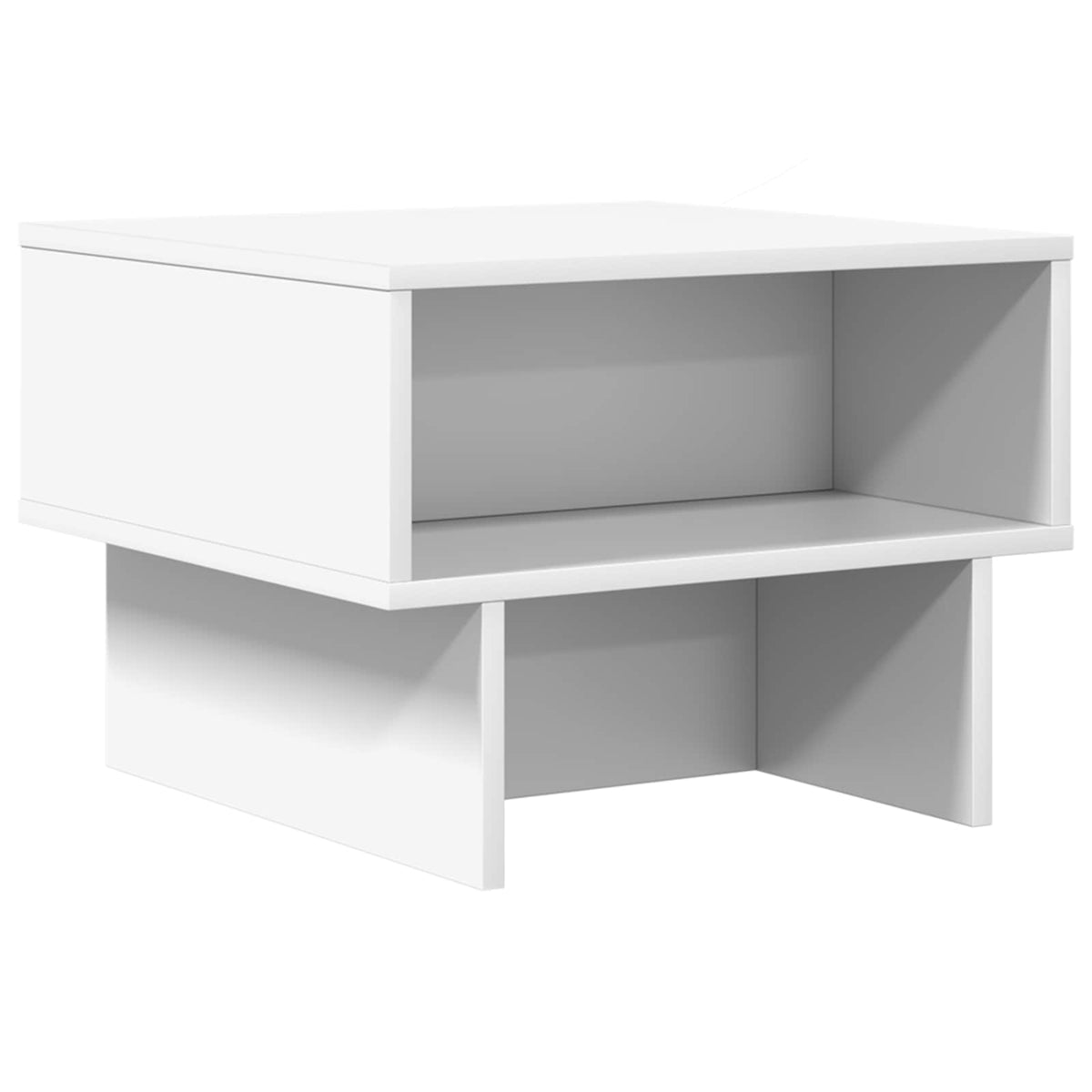 Sofabord Hvid 48 x 46 x 35 cm Konstrueret træ