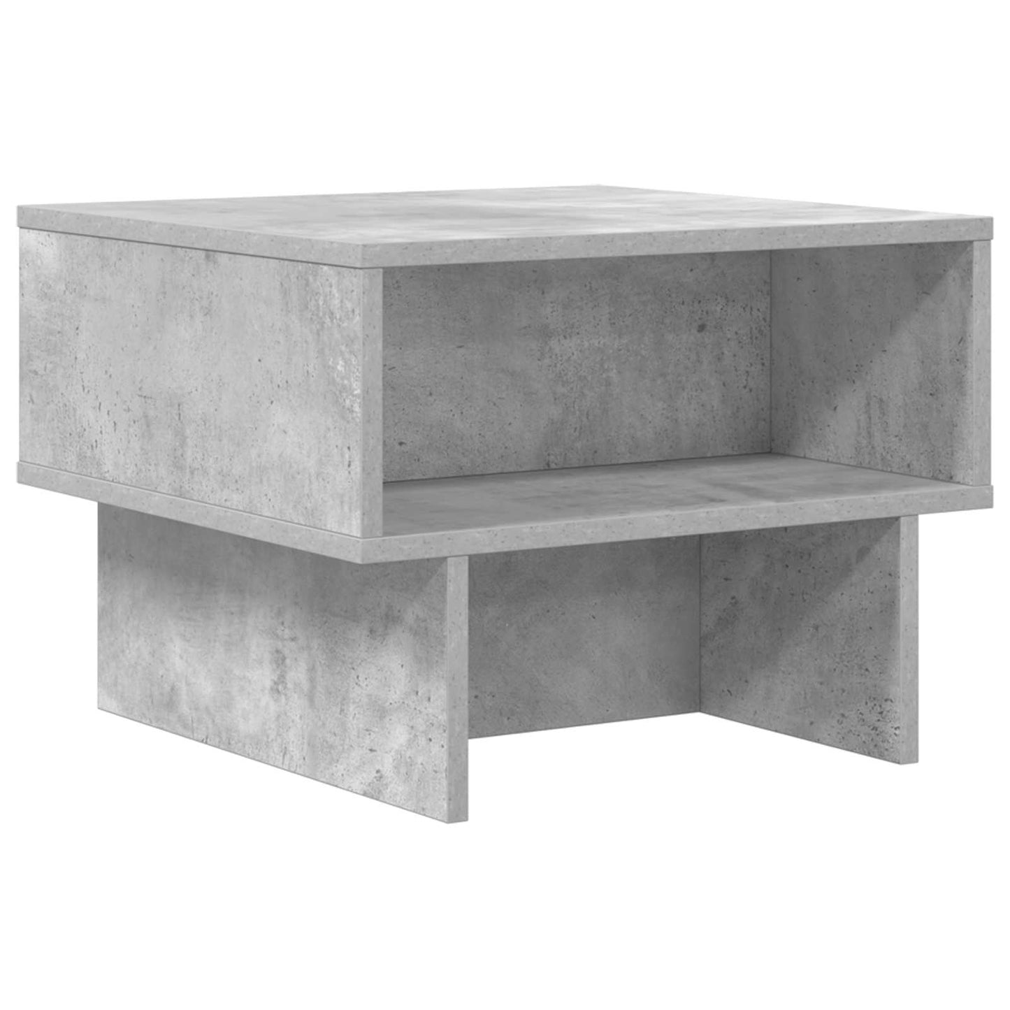 Sofabord Beton Grå 48 x 46 x 35 cm Konstrueret træ