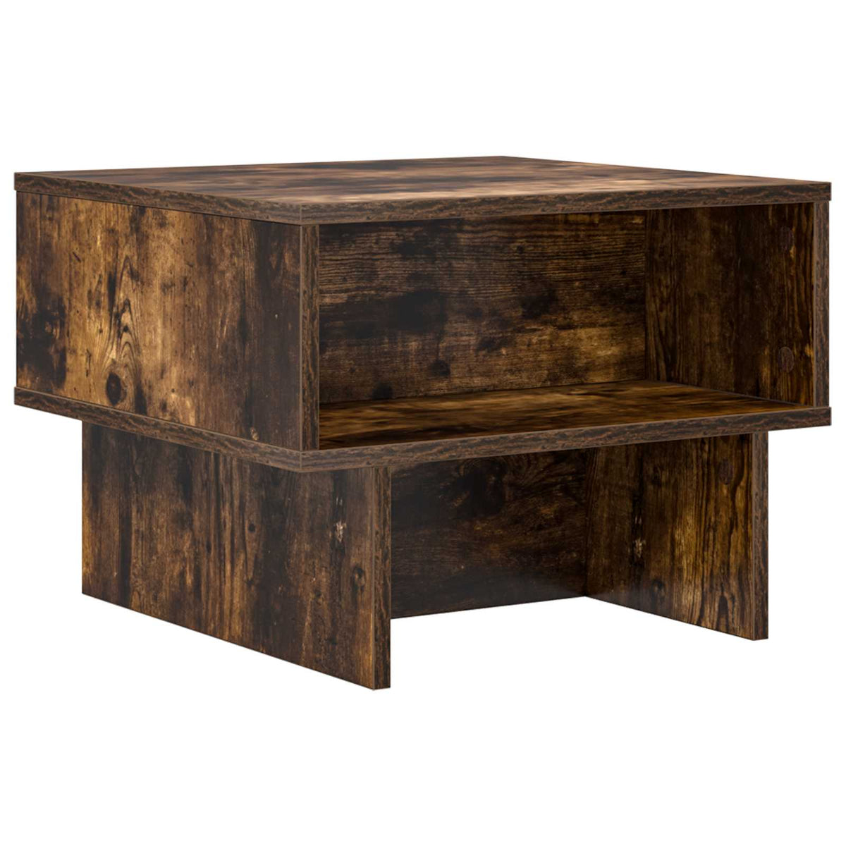 Sofabord Røget eg 48 x 46 x 35 cm Konstrueret træ