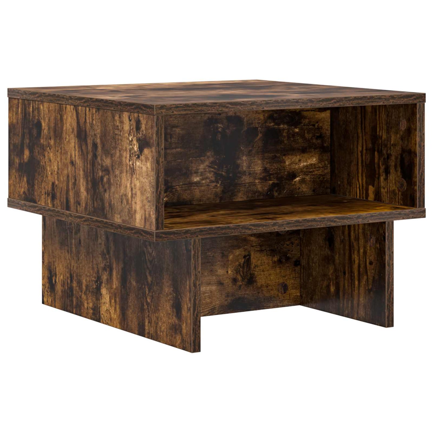 Sofabord Røget eg 48 x 46 x 35 cm Konstrueret træ