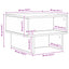 Sofabord Gammelt træ 48 x 46 x 35 cm Konstrueret træ