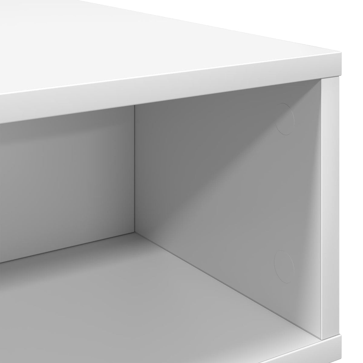 Sofabord Hvid 100 x 46 x 35 cm Konstrueret træ
