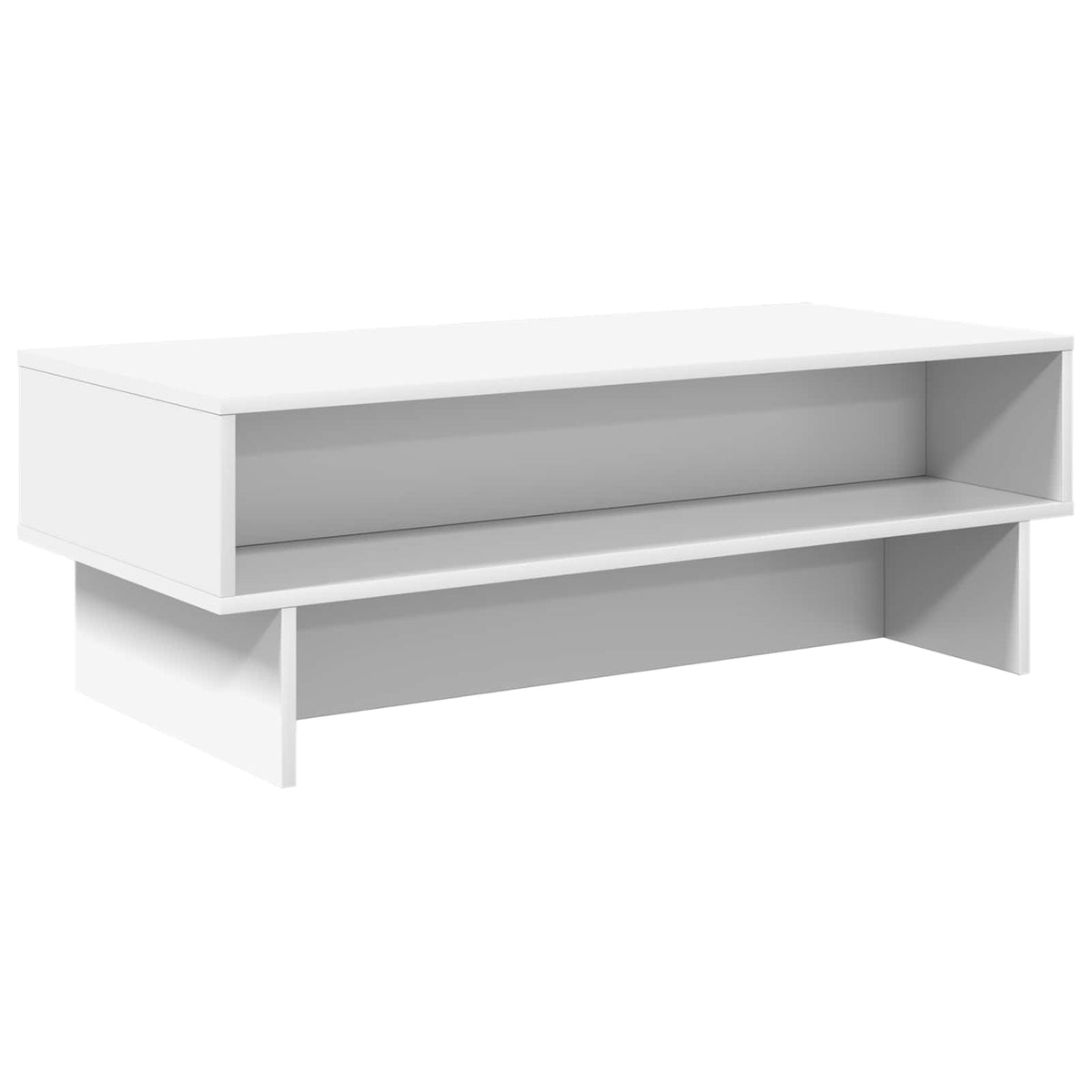 Sofabord Hvid 100 x 46 x 35 cm Konstrueret træ