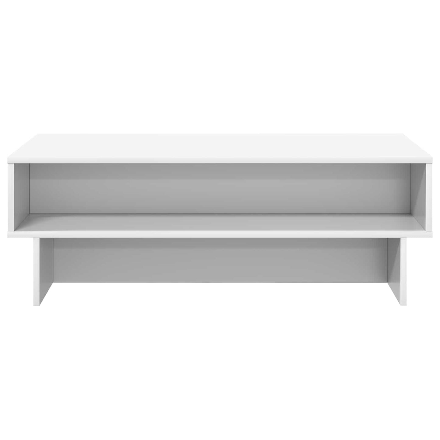 Sofabord Hvid 100 x 46 x 35 cm Konstrueret træ