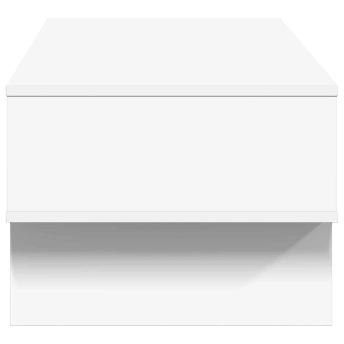 Sofabord Hvid 100 x 46 x 35 cm Konstrueret træ