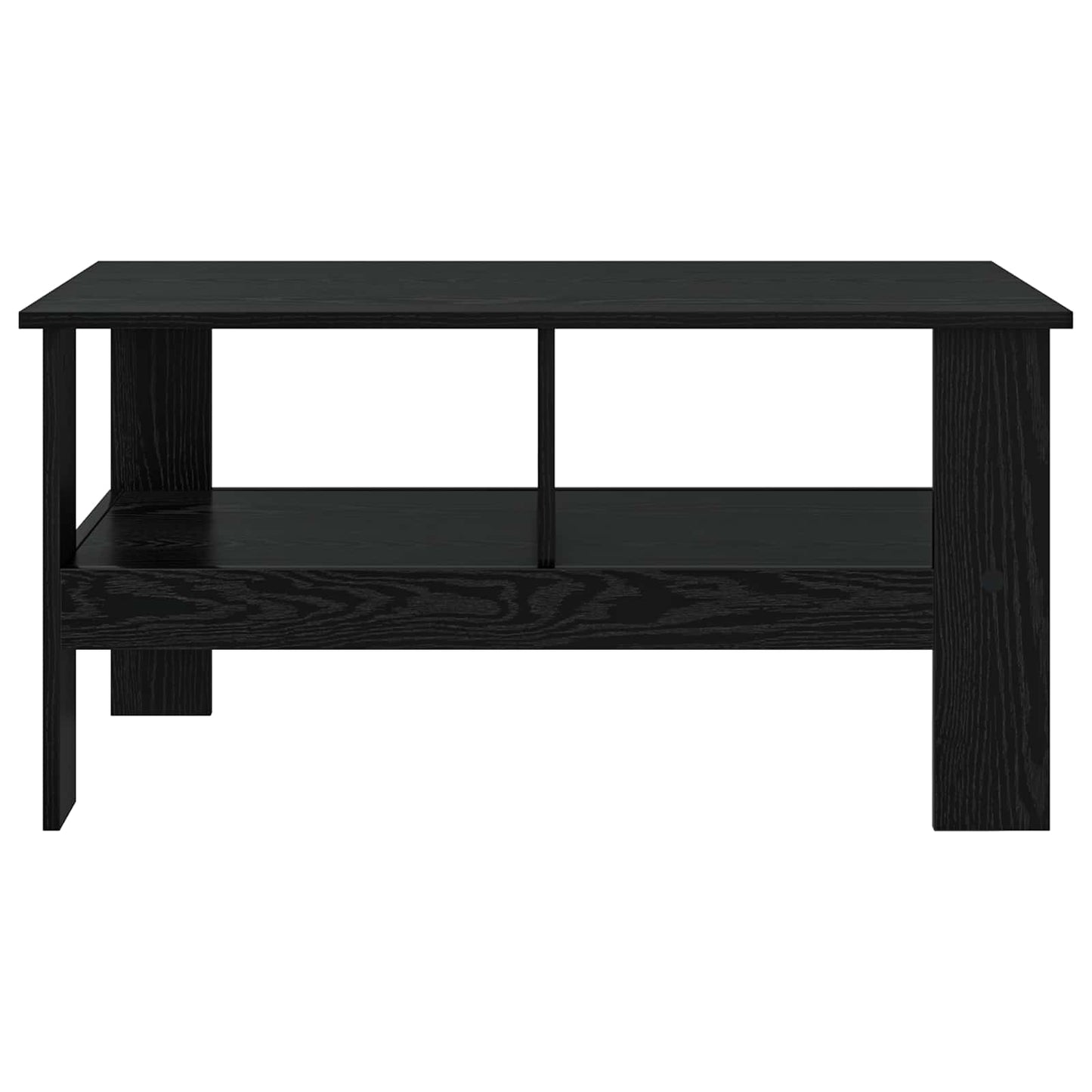 Sofabord Sort eg 90 x 50 x 45 cm Konstrueret træ