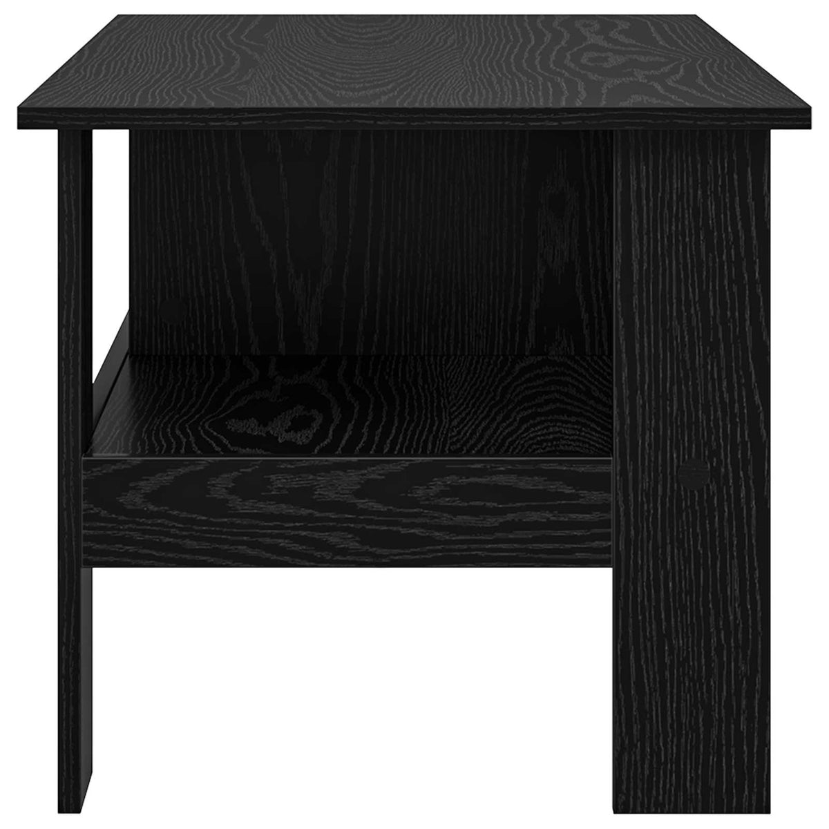 Sofabord Sort eg 90 x 50 x 45 cm Konstrueret træ