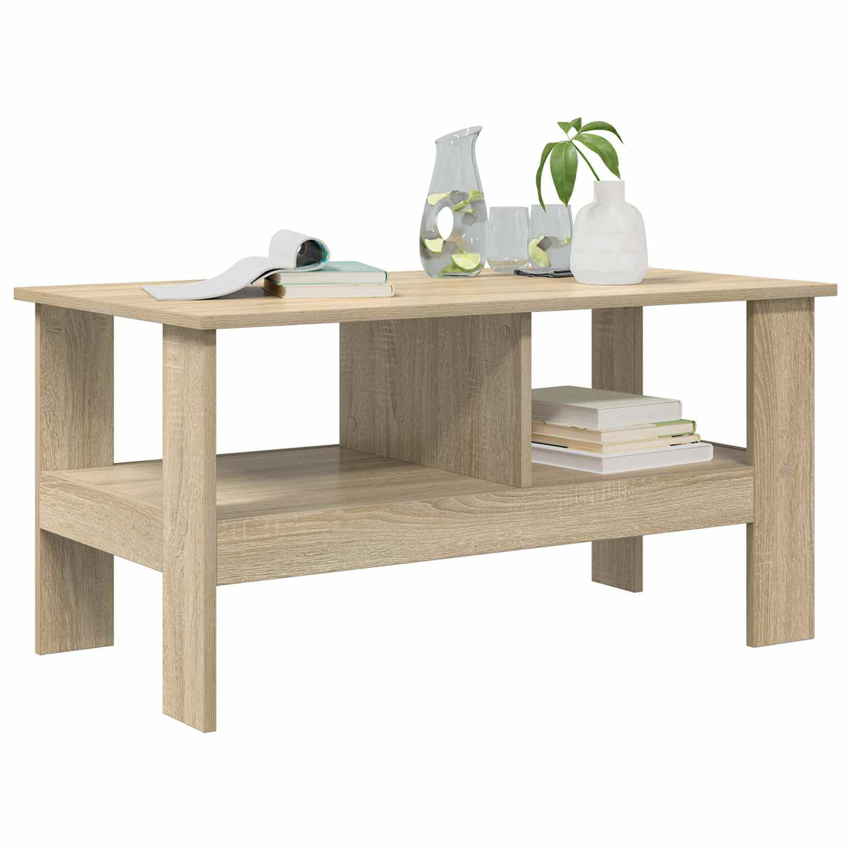 Sofabord Sonoma eg 90 x 50 x 45 cm Konstrueret træ