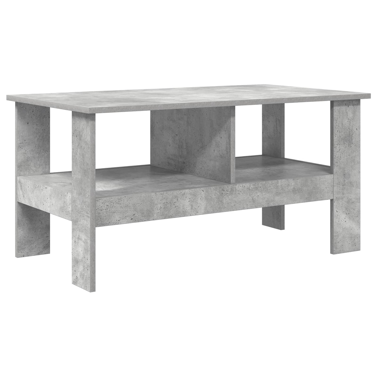 Sofabord Beton Grå 90 x 50 x 45 cm Konstrueret træ