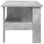 Sofabord Beton Grå 90 x 50 x 45 cm Konstrueret træ