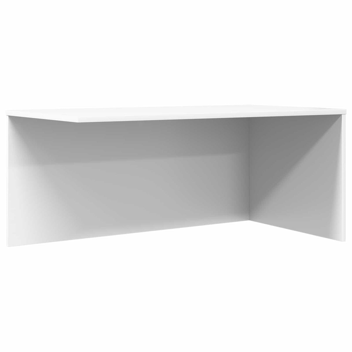 Kaffebord Sæt 2 stk. Hvid 90 x 48 x 40 cm Konstrueret træ