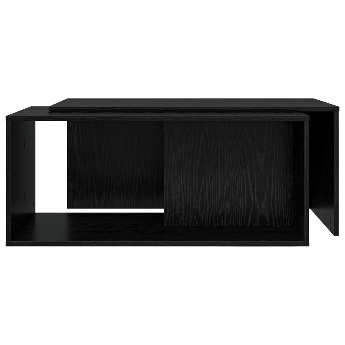 Kaffebord Sæt 2 stk. Sort eg 90 x 48 x 40 cm Konstrueret træ