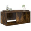 Kaffebord Sæt 2 stk. Røget eg 90 x 48 x 40 cm Konstrueret træ