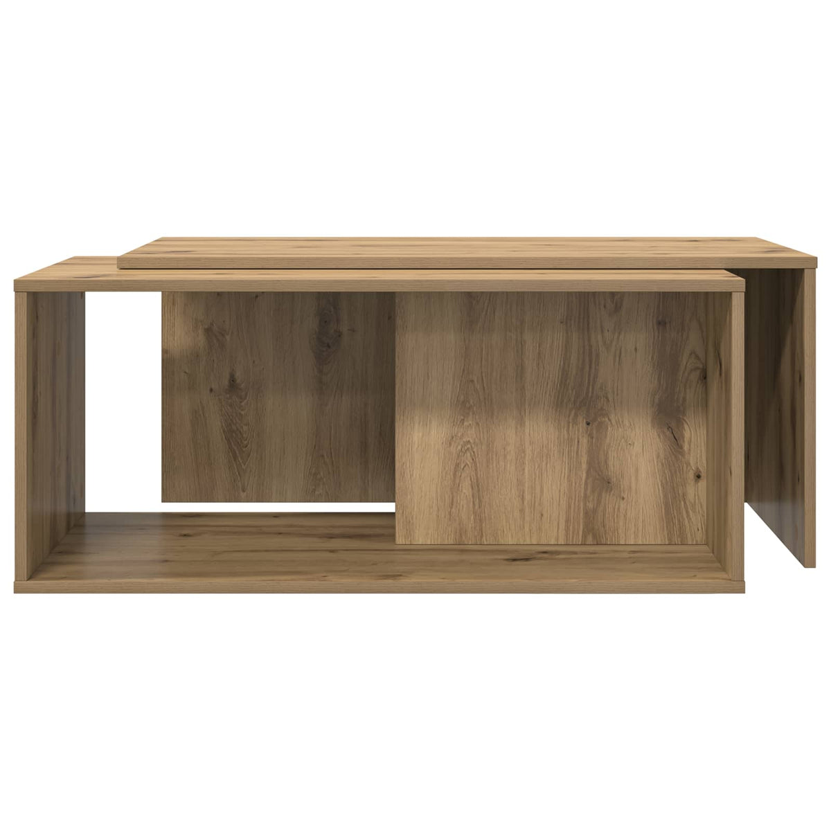 Kaffebord Sæt 2 stk. Artisan Egetræ 90 x 48 x 40 cm